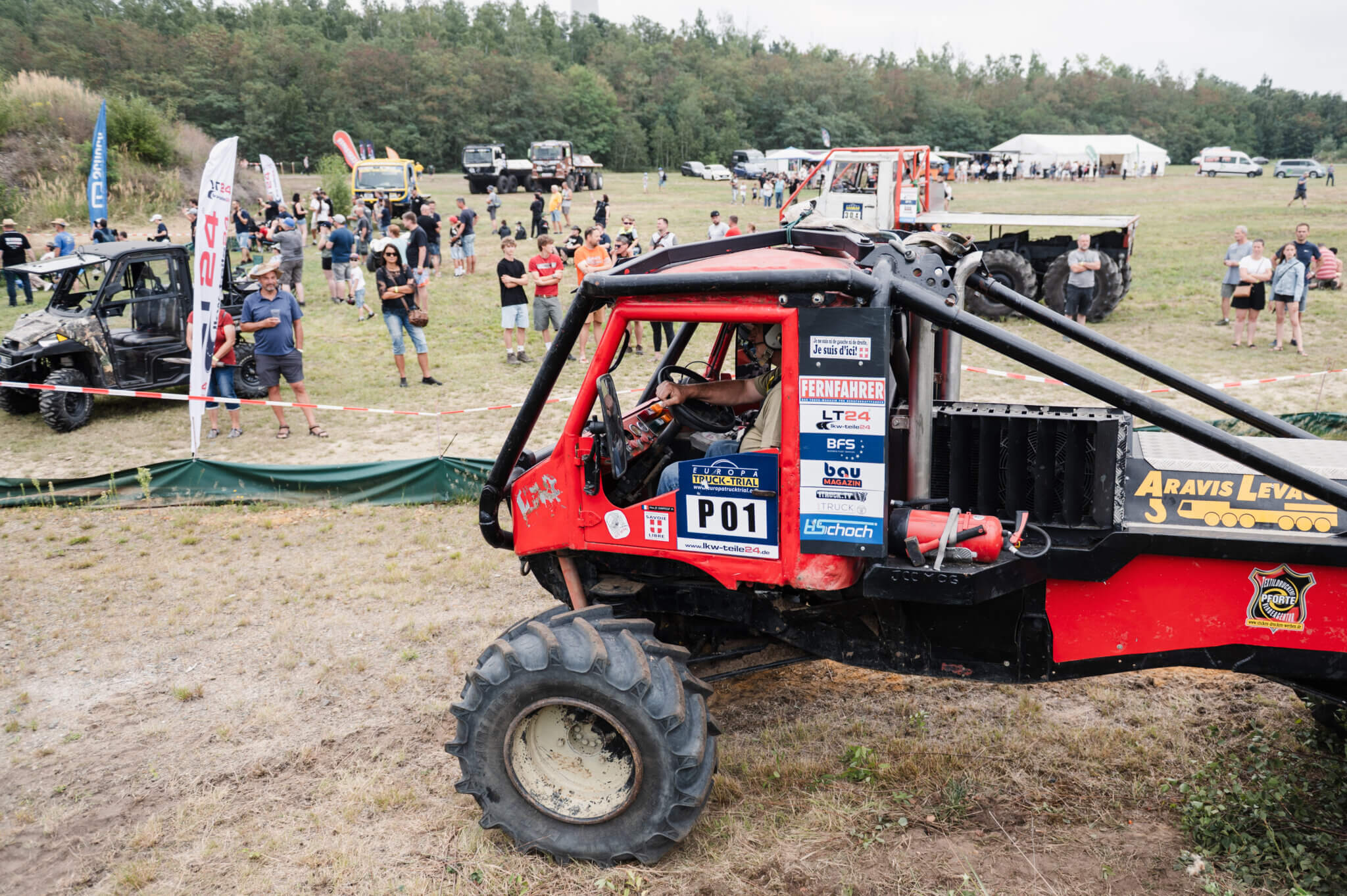 Offroad Truck im Parcours während der Truck Trial Europameisterschaft auf DEKRA Lausitzrings