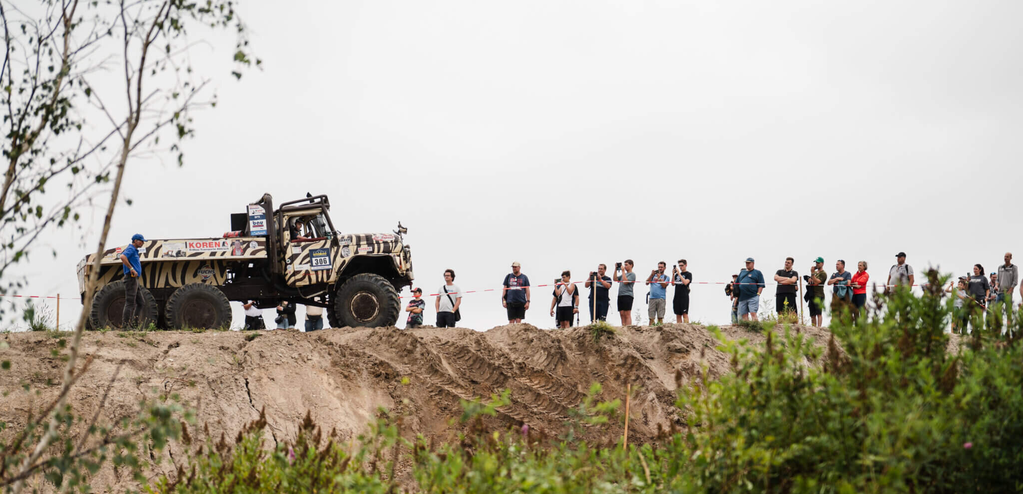 Offroad Truck im Parcours während der Truck Trial Europameisterschaft auf DEKRA Lausitzrings.
