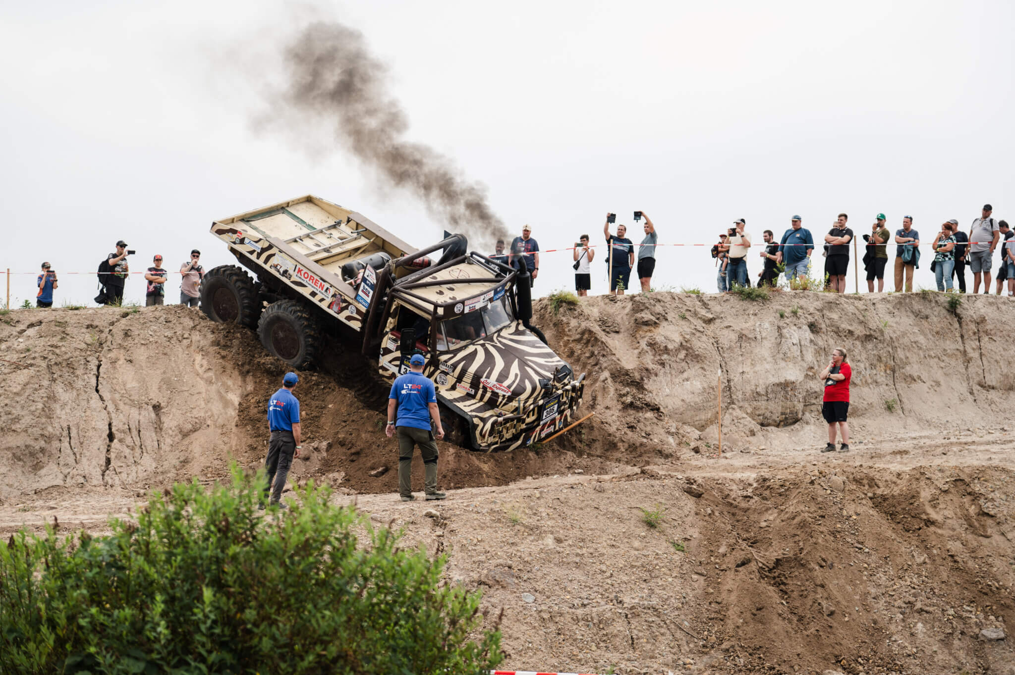 Offroad Truck im Parcours während der Truck Trial Europameisterschaft auf DEKRA Lausitzrings
