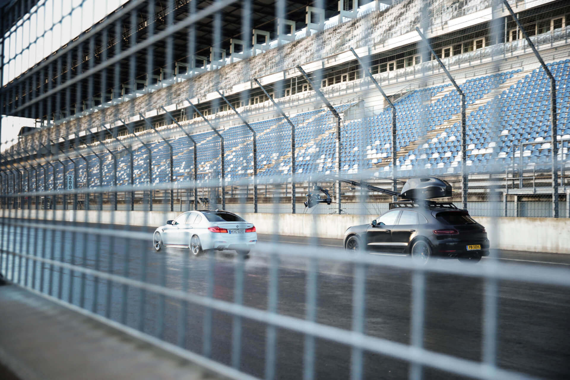 Grand-Prix-Strecke des DEKRA Lausitzrings als Film- und Fotolocation für Kunden