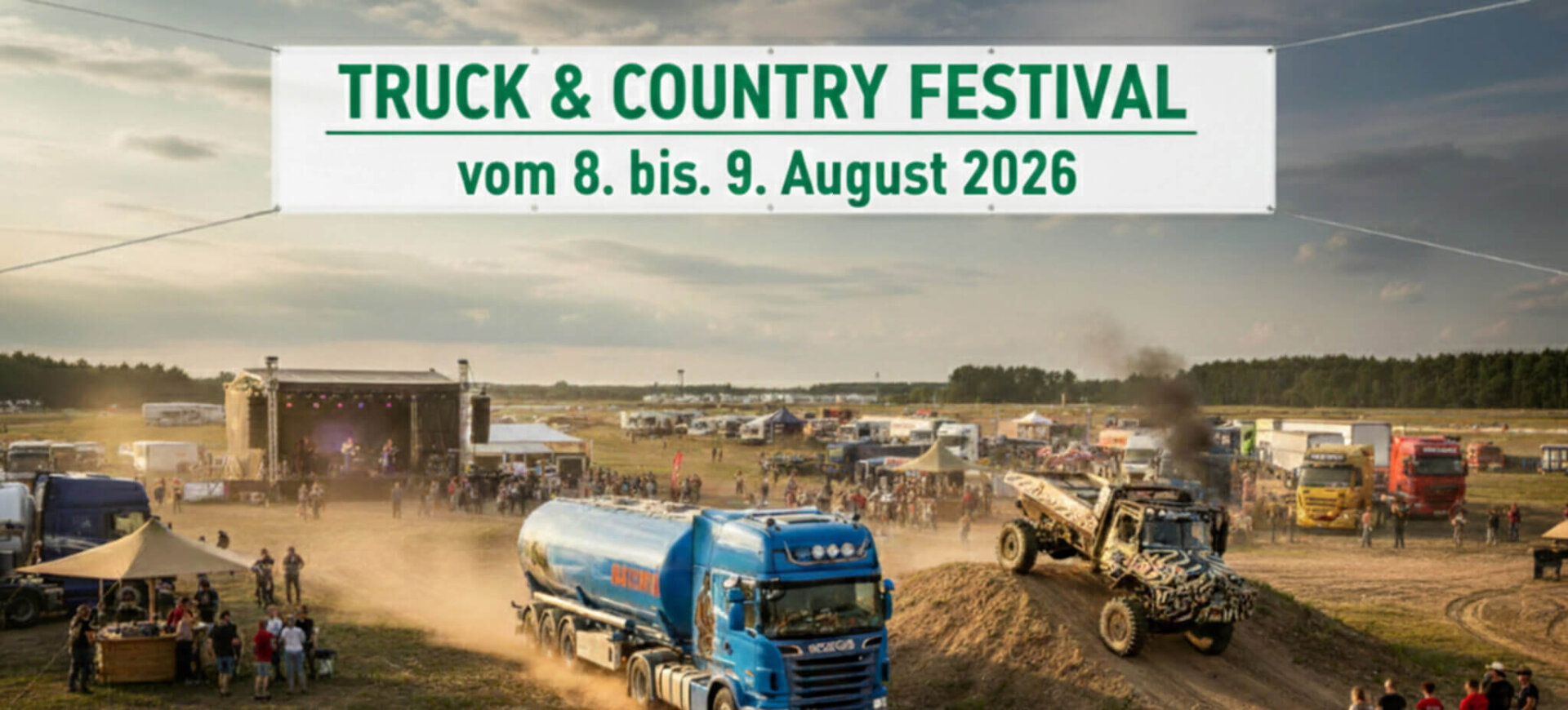 Trucks und Offroad-Fahrzeuge auf dem DEKRA Lausitzring.